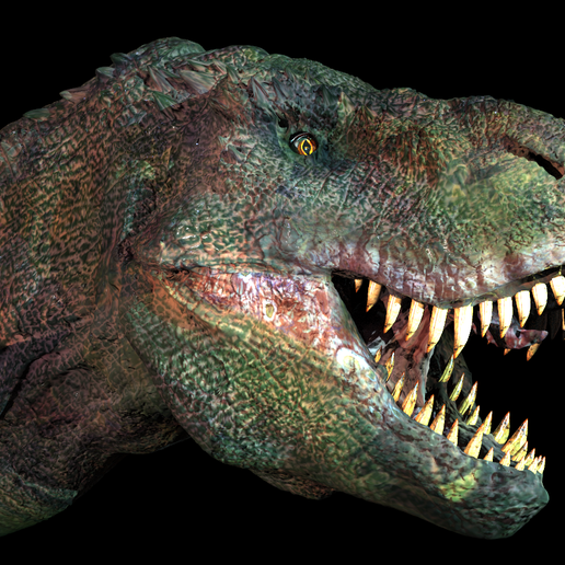t-rex.1500.png Archivo OBJ Escultura de cabeza de T Rex 2・Diseño imprimible en 3D para descargar, aramar