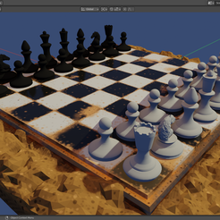 Basic_Chess_RevampedSet_2022_01.png Chess Basic Asset Revamp3d! - 3D Game Engine Asset Only