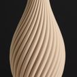 Elegant_swirl_vase_slimprint_vase_mode_stl_file_3.jpg Elegant Swirl vase, Vase Mode | Slimprint