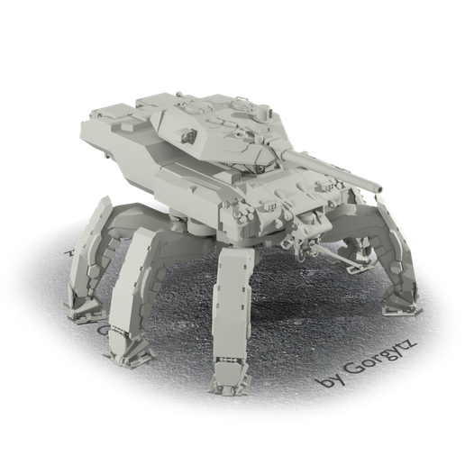 🚶 Walking Tank・Free 3D File for 3D printing・Cults