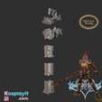untitled_TL-12.png 48" Terra Chaos Ripper 3D Model - 3D print Ready - For 3D Printing - Chaos Ripper Keyblade - Terra Cosplay - Kingdom Hearts Birth By Sleep