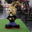 153bce14-1866-4e40-90be-2575628e9583.png Archivo STL Conejito Fitness・Modelo de impresora 3D para descargar
