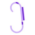 Co Sleeper Organiser RH Hook.stl Co Sleeper Caddies