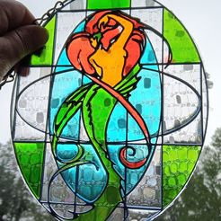 IMG_20230302_090355.jpg STL file Mermaid Sun Catcher・Model to download and 3D print