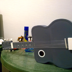 0.png Archivo 3D gratis Guitarra acústica para viajes・Diseño de impresión 3D para descargar