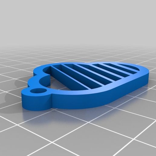 Skycoin Logo Keychain 3D model