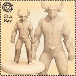 minotaur.jpg STL file Minotaur・3D print object to download