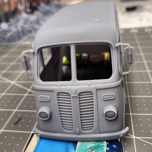 🚇 1948 International Metro Van, hollow model shell body, resin, fdm, 3d ...