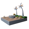Mini-Tropical-Island-Diorama-with-Palm-Trees.png 带棕榈树的迷你热带岛屿透视模型