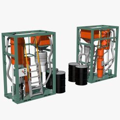 sponge-blasting-equipment01.jpg Archivo 3D Equipos de chorreado con esponja・Modelo para descargar y imprimir en 3D