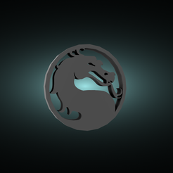 MK-LOGO-1.png STL file Mortal Kombat logo ver 1・Model to download and 3D print, EvoXizer