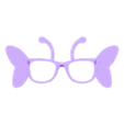 Butterfly glasses (flat).obj Butterfly glasses (party glasses)