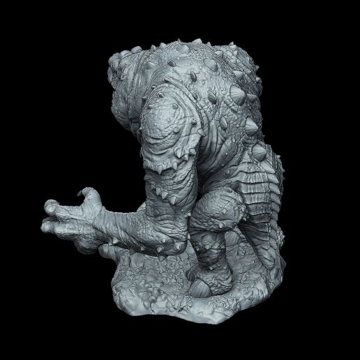 Rancor_06.jpg 绝地归来》中的兰科尔 - 3D 打印