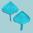 p0.png Black Poplar Leaf - Molding Artificial EVA Craft