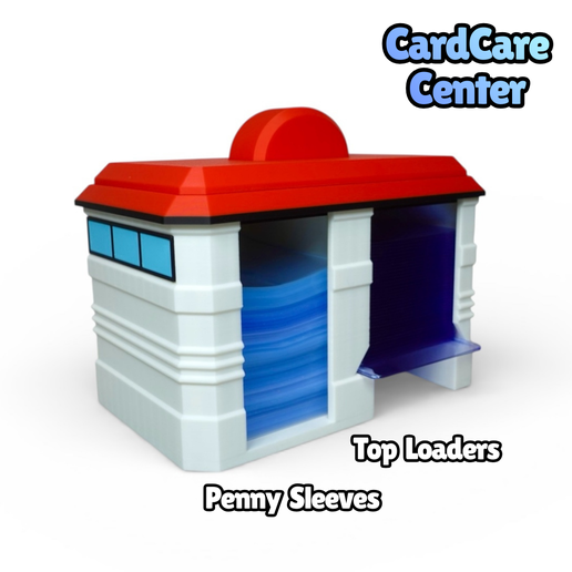 CardCare Center V2 - Top Loader & Penny Sleeve Dispenser STL File for  3D printingCults