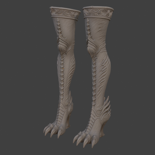 🩸 Demon Clawed Thigh-Highs