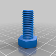 M8x20.png Fichier STL gratuit Boulon - vis M8x20・Modèle imprimable en 3D à télécharger