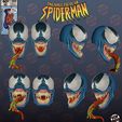 IMG_3909.jpeg Amazing Spiderman 4 pack headsculpts Mark Bagley’s artwork