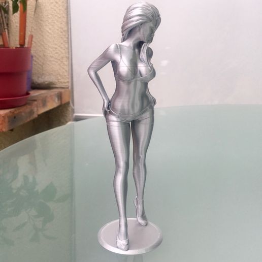 Sexy girl shorts 3D model