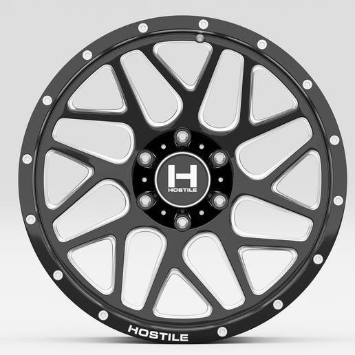 Hostile-Sprocket_H108_2.png Hostile Sprocket H108 Rim 3D model