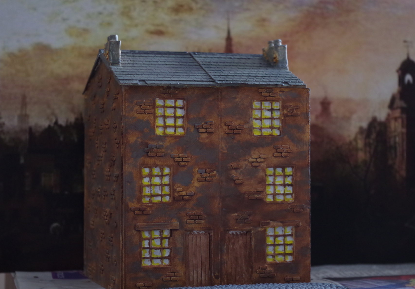 Capture d’écran 2017-06-30 à 09.58.01.png Download free STL file Ripper's London - Tall Terraced houses • 3D printing model, Earsling