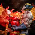 4.jpg Fan Art - Wolverine and Jean - Phoenix Sacrifice