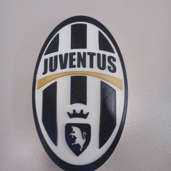 juventus.jpg Archivo STL Placa mural en color Juventus FC - 29cm・Idea de impresión 3D para descargar