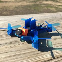 b66590801e66e52e39c71a3e31726405_display_large.jpg Free STL file HD100mm BenAllen 3D printable Micro Drone / Mini quadcopter / Runcam Split HD・Model to download and 3D print