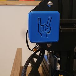 20210215_094421.jpg Creality Ender 3 x-axis cover - metal hand sign