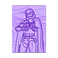 Storm trooper bas-relief.stl Star Wars Stormtrooper bas-relief