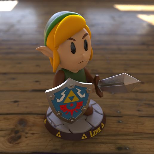 3D file Link (the legend of zelda)・3D printing template to download・Cults