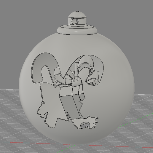 Christmas ball V03.01.03 3D model