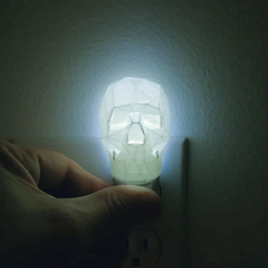 Capture_d_e_cran_2016-02-09_a__17.31.44.png Free STL file Low Poly Skull Night Light・3D print object to download
