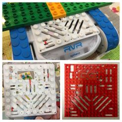 2020-03-14-COLLAGE.jpg Archivo 3D gratuito SPHERO RVR Top de montaje en ladrillo (compatible con Lego y Duplo)・Objeto para descargar e imprimir en 3D