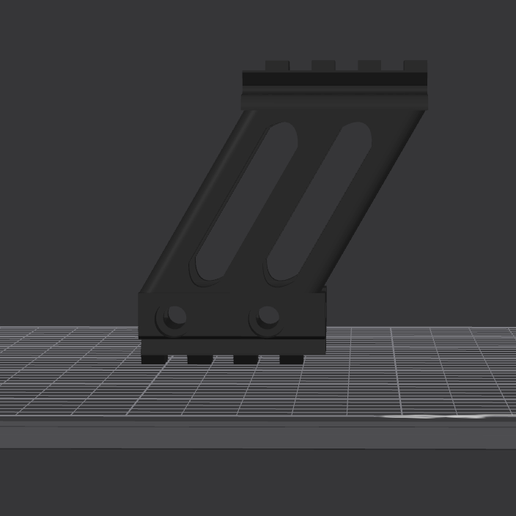 berreta 92x performance scope mount + flashligh mount - 3D model önizlemesi