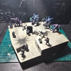 By X4NDERSS • Pack 7 • Gen4 • Legion Scale • x43 STLs • Stylized Modular Miniature Heroic Models Soldiers Soldier Marine  UNSC ODST Spartan Halo Fan Art Helljumpers Space