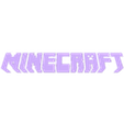 logo minecraft parte dos.stl minecraft logo