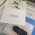 Optional-web-address-print.jpg Printastique! Greeting Card Printing Set - Hokusai's Hydrangea and Sparrow