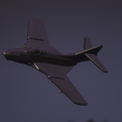 F9F8New.png Archivo STL Grumman F9F-8 Cougar・Diseño para descargar y imprimir en 3D
