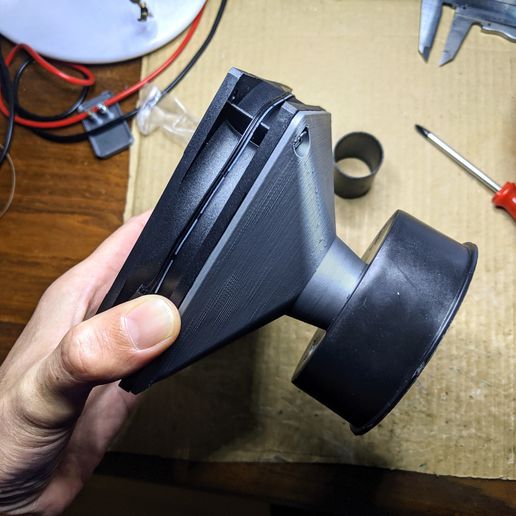 Arctic F12 fan funnel - 3D model önizlemesi