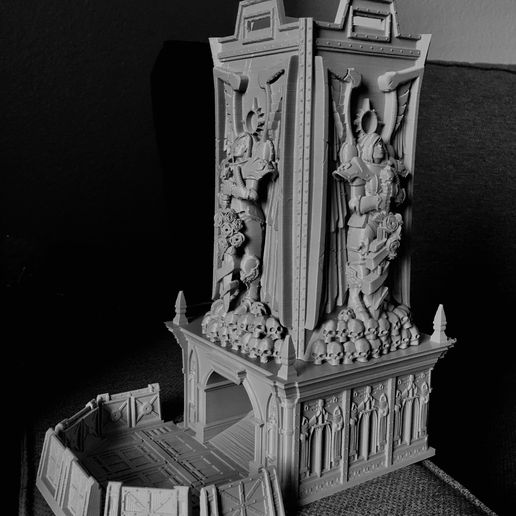 Warhammer Fortress of Sacrifice Dice Tower 3D model