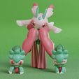fomantis-line-render.jpg Pokemon - Fomantis and Lurantis with 2 poses