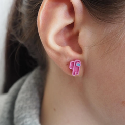 Snímek-obrazovky-2022-08-19-062023.png STL file Among us earring・3D printing design to download