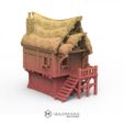 1000X1000-Gracewindale-cottageb2.jpg STL file Modular Settler's Cottage・Model to download and 3D print