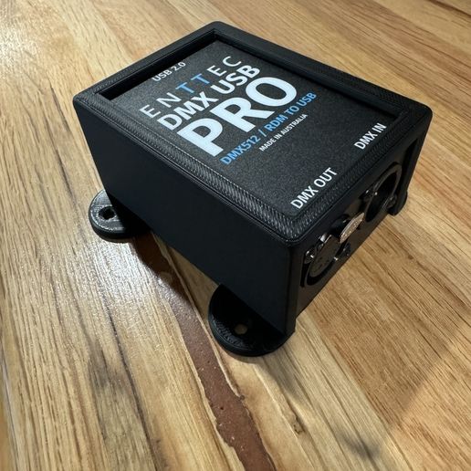 🔌 ENTTEC DMX-USB-PRO Mount・Free 3D File for ・Cults