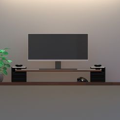 KubeFront.jpg Monitor Stand With Drawers