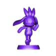 raboot_pose_1_with_base.stl Pokemon - Raboot with 2 poses