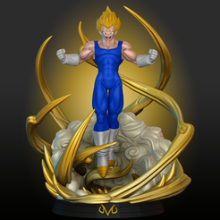 Vegeta_Composition.png Archivo 3D Vegeta Majin・Modelo de impresora 3D para descargar