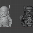 thor2.png Chibi Hero Figure Thunder Warrior Hero