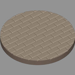 Brick-Base-01.png Бесплатный 3D файл Basic Brick (25mm Base)・3D-печатный объект для загрузки